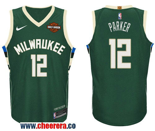 Nike NBA Jabari Parker Milwaukee Bucks green jersey