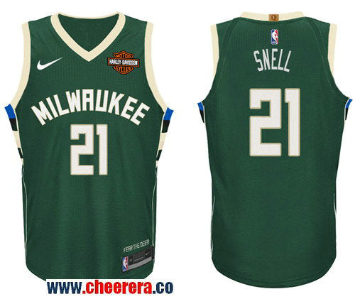 Nike NBA Tony Snell Milwaukee Bucks green jersey