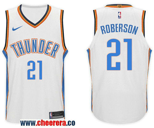 Nike NBA Andre Roberson Oklahoma City Thunder white jersey