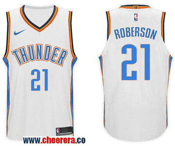 Nike NBA Andre Roberson Oklahoma City Thunder white jersey