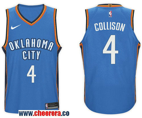 Nike NBA Nick Collison Oklahoma City Thunder blue jersey