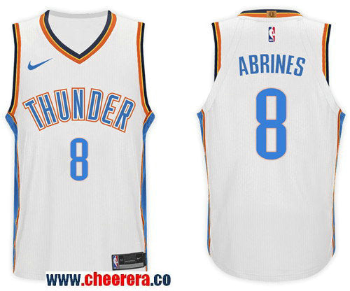 Nike NBA Alex Abrines Oklahoma City Thunder white jersey
