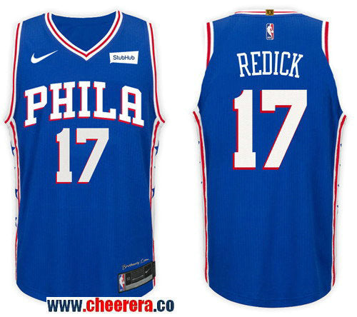 Nike NBA J.J. Redick Philadelphia 76ers blue jersey