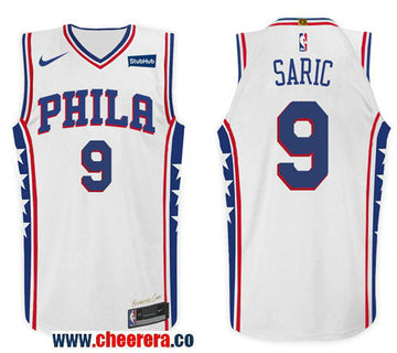 Nike NBA Dario Saric Philadelphia 76ers white jersey
