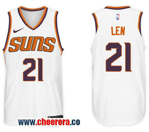 Nike NBA Alex Len Phoenix Suns white jersey