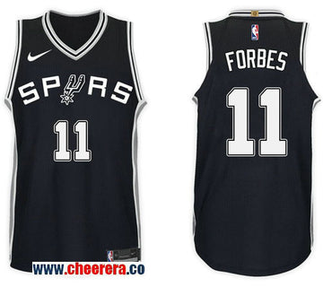 Nike NBA Bryn Forbes San Antonio Spurs black jersey