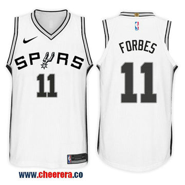 Nike NBA Bryn Forbes San Antonio Spurs white jersey