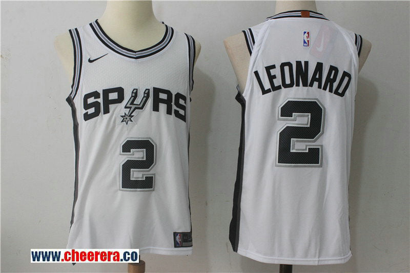 Nike NBA Kawhi Leonard San Antonio Spurs white jersey
