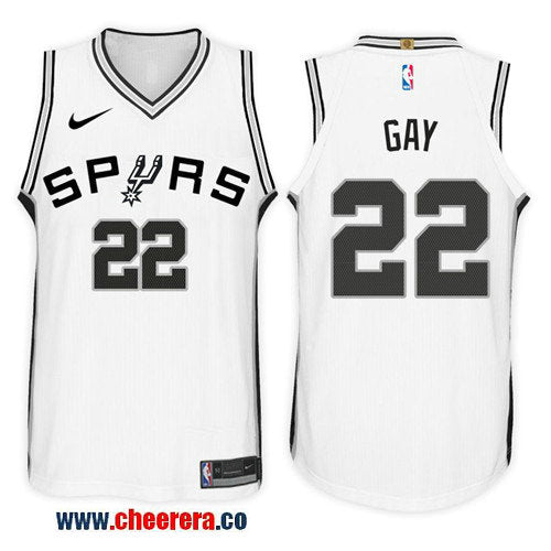Nike NBA Rudy Gay San Antonio Spurs white jersey