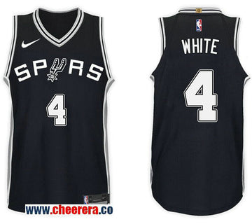Nike NBA Derrick San Antonio Spurs white jersey
