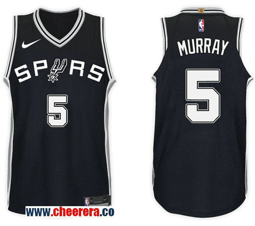 Nike NBA Dejounte Murray San Antonio Spurs black jersey