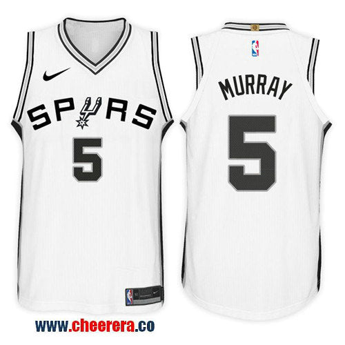 Nike NBA Dejounte Murray San Antonio Spurs white jersey