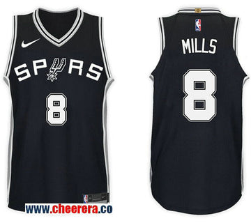 Nike NBA Patty Mills San Antonio Spurs black jersey