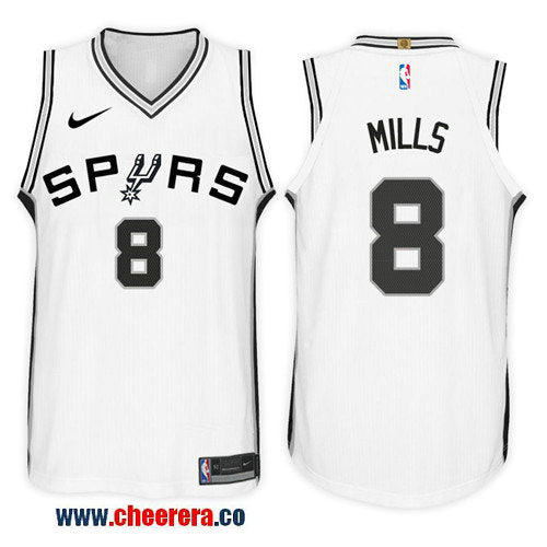 Nike NBA Patty Mills San Antonio Spurs white jersey