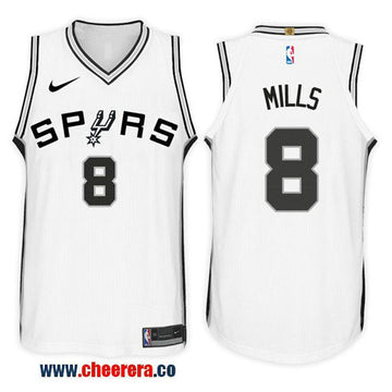 Nike NBA Patty Mills San Antonio Spurs white jersey