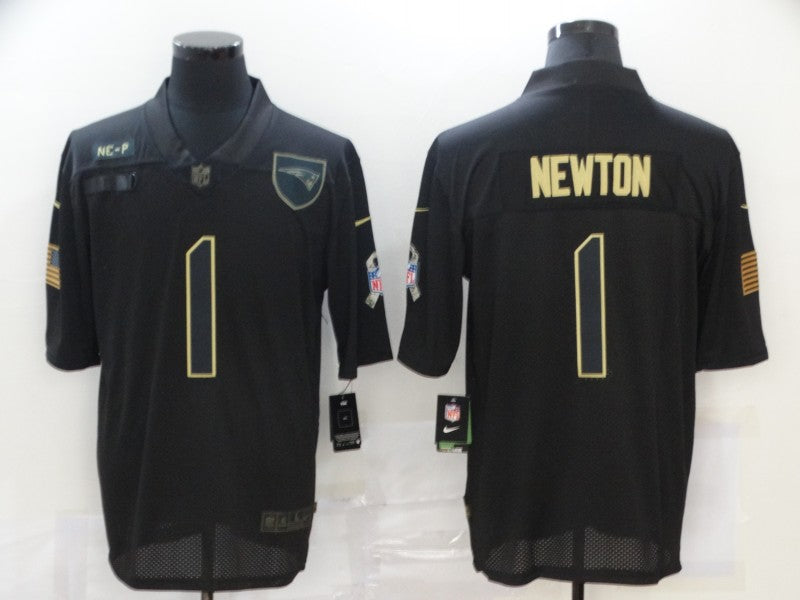 Nike Cam Newton New England Patriots black Salute To Service jersey