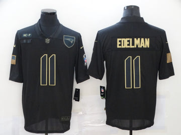 Nike Julian Edelman New England Patriots black Salute To Service jersey