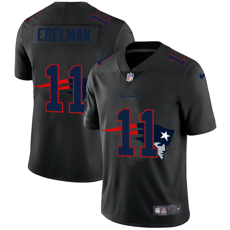Nike Julian Edelman New England Patriots black Limited jersey