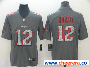 Nike Tom Brady New England Patriots gray Vapor jersey