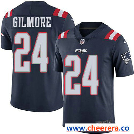 Nike Stephon Gilmore New England Patriots navy Color Rush jersey