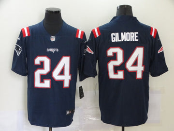 Nike Stephon Gilmore New England Patriots navy Vapor jersey