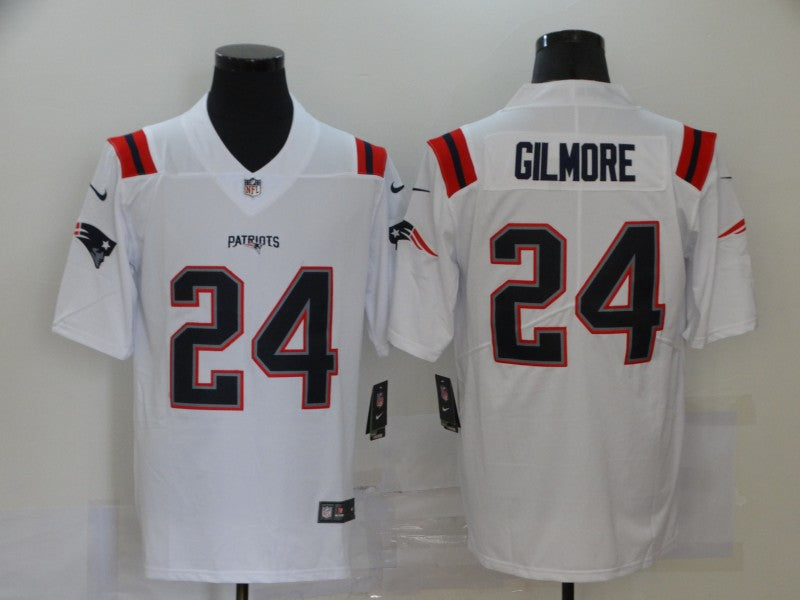 Nike Stephon Gilmore New England Patriots white Vapor jersey