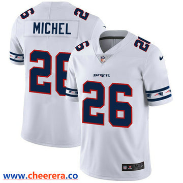 Nike Sony Michel New England Patriots white Vapor jersey