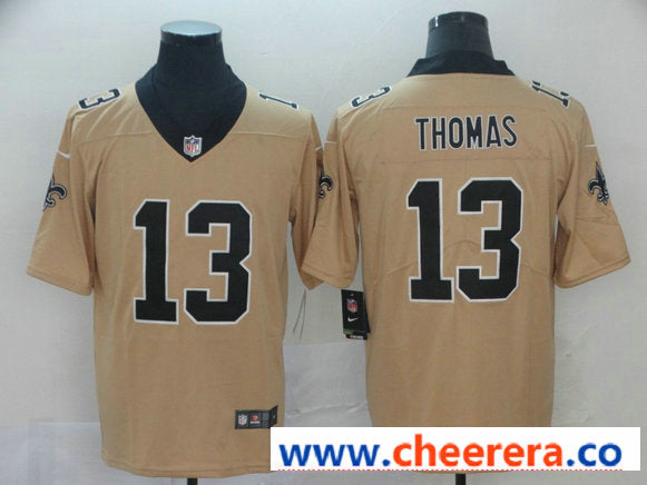 Nike Michael Thomas New Orleans Saints cream Inverted Legend jersey