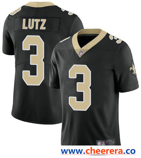 Nike Wil Lutz New Orleans Saints black Vapor jersey