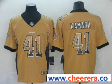 Nike Alvin Kamara New Orleans Saints cream Limited jersey