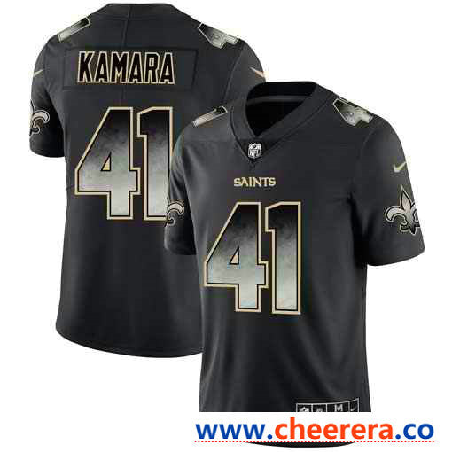 Nike Alvin Kamara NFL New Orleans Saints black Pro Line jersey