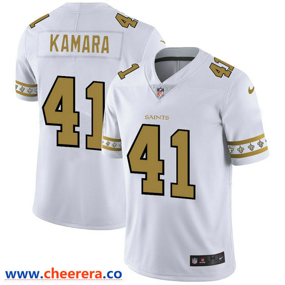 Nike Alvin Kamara New Orleans Saints white Vapor jersey