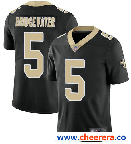 Nike Teddy Bridgewater New Orleans Saints black Vapor jersey