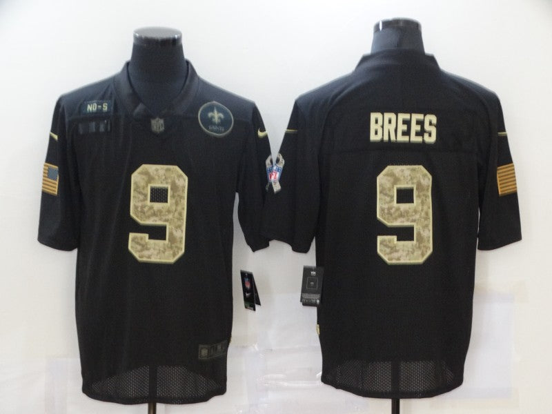 Nike Drew Brees New Orleans Saints black Salute To Service jersey