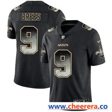 Nike Drew Brees NFL New Orleans Saints black Pro Line jersey