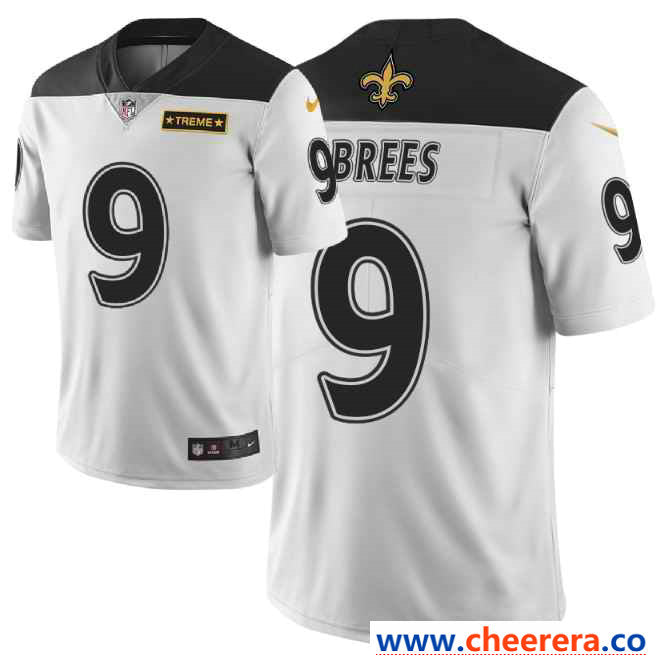 Nike Drew Brees New Orleans Saints white Limited jersey