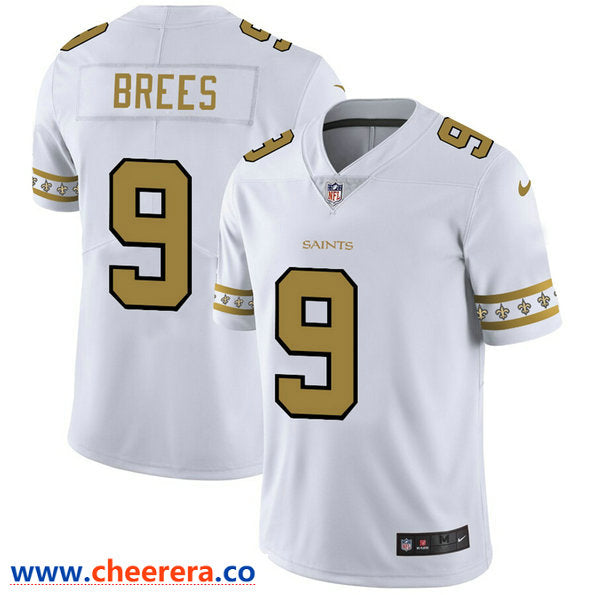 Nike Drew Brees New Orleans Saints white Vapor jersey