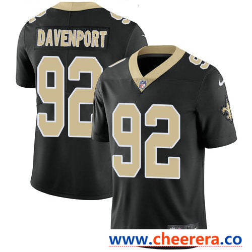 Nike Marcus Davenport New Orleans Saints black Vapor jersey