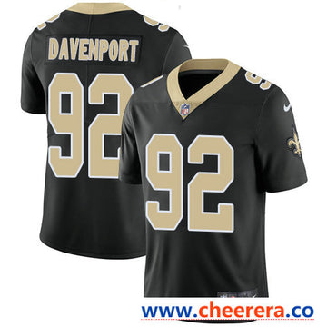 Nike Marcus Davenport New Orleans Saints black Vapor jersey