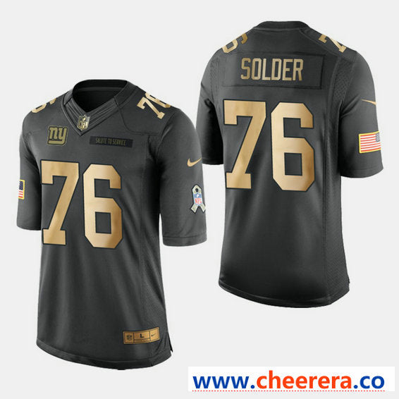Nike Nate Solder New York Giants anthracite Salute To Service jersey
