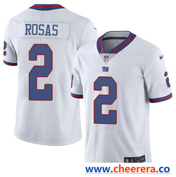 Nike Aldrick Rosas New York Giants white Color Rush jersey