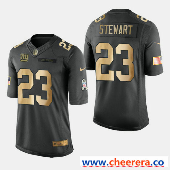Nike Jonathan Stewart New York Giants anthracite Salute To Service jersey