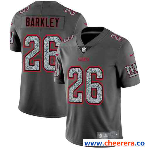 Nike Saquon Barkley New York Giants gray Fashion Static jersey