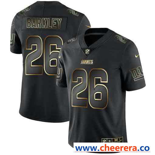 Nike Saquon Barkley New York Giants black Vapor jersey