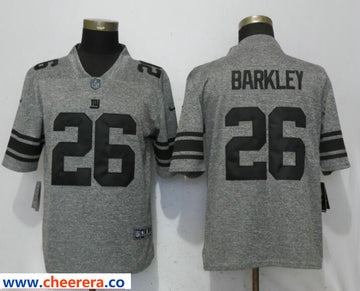 Nike Saquon Barkley New York Giants gray Vapor jersey