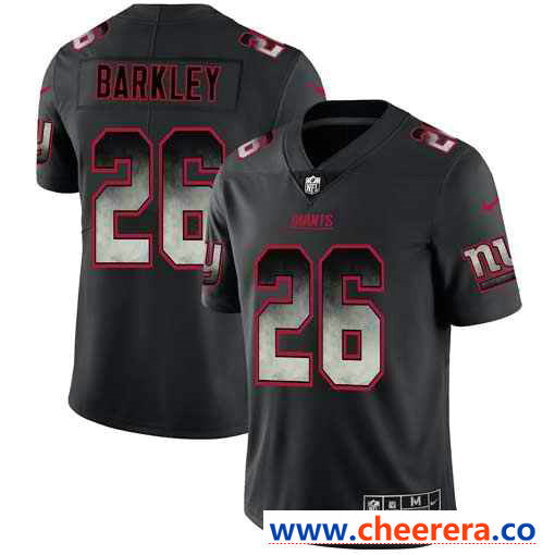Nike Saquon Barkley NFL New York Giants black Pro Line jersey