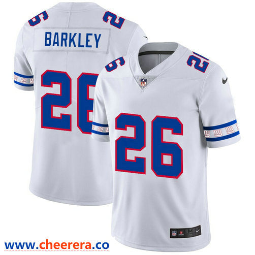 Nike Saquon Barkley New York Giants white Vapor jersey