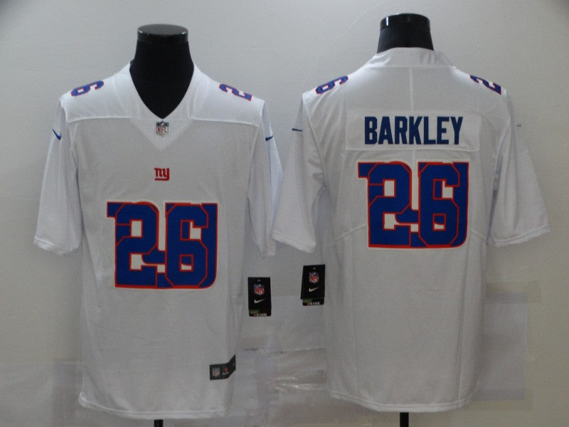 Nike Saquon Barkley New York Giants white Limited jersey
