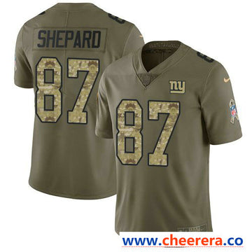Nike Sterling Shepard New York Giants olive Salute To Service jersey