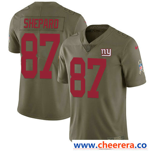 Nike Sterling Shepard New York Giants olive Salute To Service jersey